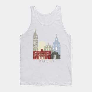 Messina skyline poster Tank Top